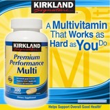 Kirkland美国 Premium performance multi金善存复合维生素300粒