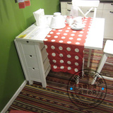 宜家 折叠餐桌小户型家用现代简约欧式餐桌简易长方形吃饭桌子4人