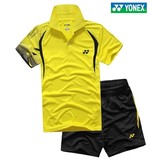 正品爆款 YONEX/尤尼克斯羽毛球服 男女款 情侣短袖比赛服套装