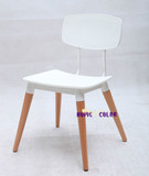 简约宜家才子椅 餐椅 设计师椅子时尚 实木低背 欧式休闲椅子创意