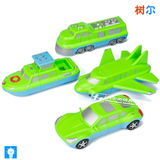 光华玩具 百变海陆空60301小汽车交通工具简单车模组装拼装 树尔