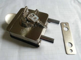 小型豪华玻璃门锁 单开单门玻璃门锁 方型单开玻璃锁 夹10-12毫米