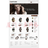 magento模板|外贸手表建站|中英文购物多语言电子商城网站源码