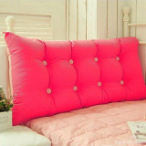 [定制]韩国宜家风格混搭枚红色粉色床头布艺大靠垫儿童靠枕