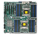 超微双路四千兆服务器主板 X9DRi-LN4F+ C602 LGA2011 24根内存槽