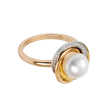 专柜正品Cartier卡地亚18K白金黄金玫瑰金淡水珍珠戒指B4092200