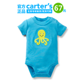 【专柜正品】美国carters卡特婴儿童装纯棉连体睡衣爬服夏季代购