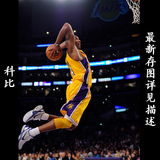 科比海报图片 NBA球星贴画 篮球高清真人比例 巨幅超大海报 定做