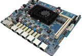 6网口HD525主板 Mini-ITX板型 ros软路由主板 海蜘蛛  服务器主板