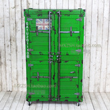 LOFT工业风格美式法式乡村做旧家具集装箱斗柜复古储物柜边柜衣柜