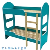 幼儿园双层床实木儿童床双人床 幼儿园木质双层床原木环保批发