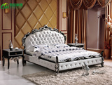 软床实木床古典床1.5米中式床 真皮床双人床1.8米 包邮促销价
