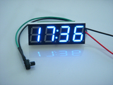 0.40裸板车载改装LED电子时钟表汽车数显时间表 数字夜光秒表