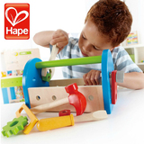 德国hape儿童工具箱 过家家工具台男孩智力拼装拆装玩具3岁男女孩