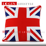 英国国旗 欧式布艺抱枕 沙发靠垫 办公室午睡枕趴睡枕 汽车抱枕