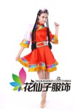 藏族女裙装舞蹈服饰现代演出服少数民族藏族舞台表演服装套装直销