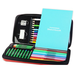 美乐Joanmiro 儿童蜡笔水彩笔彩色铅笔礼盒/儿童绘画文具礼盒套装