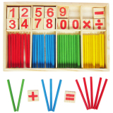 儿童算术数数棒蒙氏教具算数字棒幼儿园数学早教益智玩具3-4-5岁