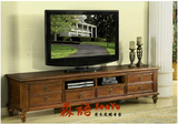 定制美式组合电视柜 全实木电视柜 储物柜 美克家具 客厅家具