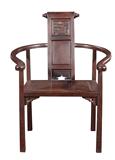 中式明清古典实木客厅家具黑紫檀非洲黄花梨红木红檀雕花太师椅