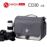 纳伽CD30 相机包大容量摄影包单反佳能背包5D3尼康单肩包斜跨包