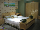 热卖品牌儿童套房儿童家具/芬兰进口松木/单层床/全松木儿童床