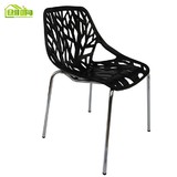 包邮特价北欧宜家时尚现代简约创意镂空餐椅 塑料椅子 咖啡休闲椅