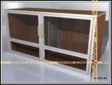 【柜笼阁】刨花板H6125相亲合笼式 龙猫柜笼|龙猫笼|别墅笼