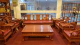 红木家具中式仿古客厅沙发实木沙发角几鸡翅木明式宝座10件套古典