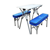 正品兄弟BRS-Z5户外多人便携野餐桌椅套装手提箱式铝合金折叠桌椅