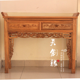 特价包邮 90-154厘米香樟木巧头供桌神台 立柜  供柜 实木佛龛