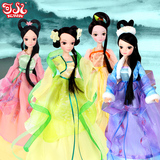 正品可儿娃娃中国古装衣服芭比娃娃礼盒套装四季仙子女孩玩具1123