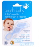 英国 brush-baby婴儿软式咀嚼式训练牙刷 乳牙牙刷