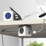 【顽】荷兰PowerCube模方魔方插座接线板创意多功能USB接线板包邮