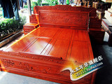厂家直销红木古典实木双人床1.5中式仿古家具非洲黄花梨1.8