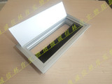 桌面线盒 毛刷铝线盒 方形走线盒 办公家具线盒屏风走线槽500mm