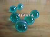 25mm海蓝透明玻璃球 直径25毫米大弹珠 5元12个