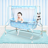 2015升级版电动摇篮婴儿摇篮床电动婴儿床BB摇摇床智能宝宝摇篮床