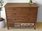 自然纯木家具 日式实木 白橡木柜子 储物柜  斗柜 现代简约 北欧