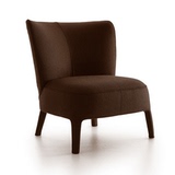 爱家主场时尚沙发椅单人休闲沙发实木沙发布艺创意后现代家具