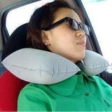 植绒充气枕头U型枕 旅行枕航空靠枕  颈椎保健枕