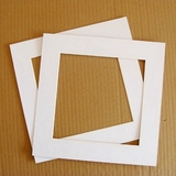 实木质原木相框画框正方形专用卡纸67810121416182024寸 定做批发
