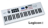 正品行货艾肯ICON Logicon6air61键USB MIDI键盘控制器带配重推子