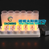 国内包邮蜡烛钻石信誉高品质12座充电蜡烛 电子蜡烛灯LED蜡烛灯