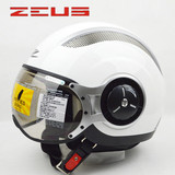 台灣正品 复古盔 哈雷盔 ZEUS瑞狮 ZS-218C 摩托车头盔 半盔踏板