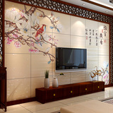 3D大型瓷砖背景墙中式仿古瓷砖壁画客厅内墙瓷砖雅室兰香