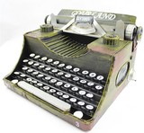 复古老式打字机模型摆件铁艺装饰品创意家具家装橱窗怀旧道具中式