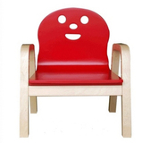 儿童凳靠背椅韩国弯曲木彩色笑脸板凳大号学习椅餐椅可调节升降