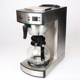 不锈钢经典美式商用咖啡机 美式不锈钢咖啡机 美式咖啡机送壶商用