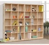 特价实木家具组合书柜储物柜简易书架开放式书柜单个书柜书橱定做